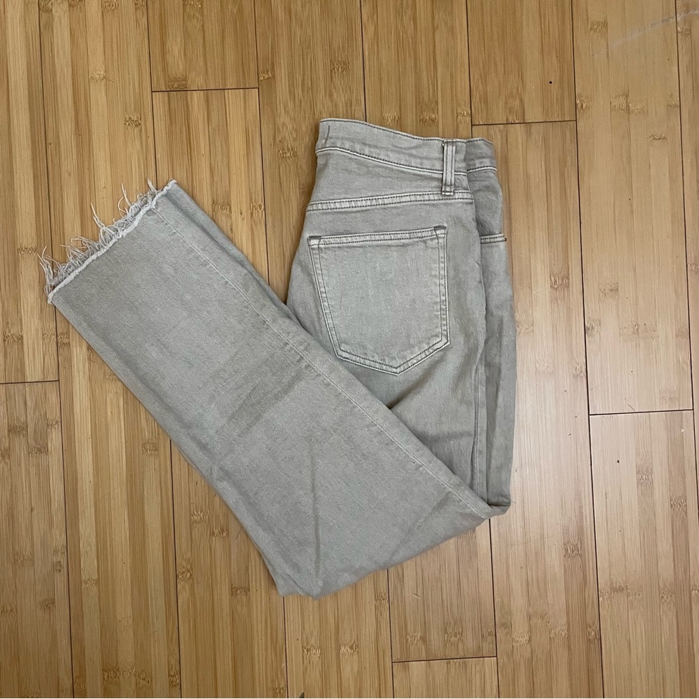 Abercrombie ankle straight ultra high rise jeans
